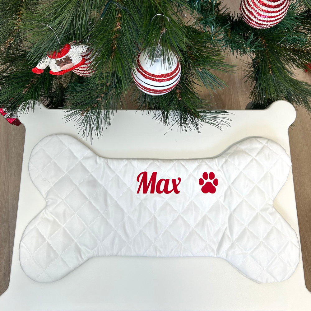 Personalised Puppy Christmas Stocking - Bone