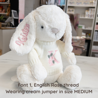 Personalised Snuggle Bunnies - Marshmallow 30cm