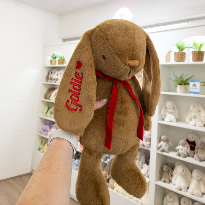 NEW Personalised Snuggle Bunnies - Toffee 45cm