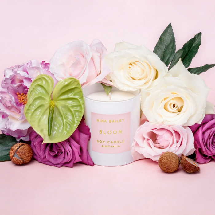 Bloom Soy Candle - Lychee Peony