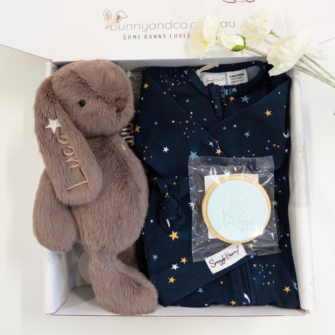 Personalised Welcome Baby Snuggle Box - Spice