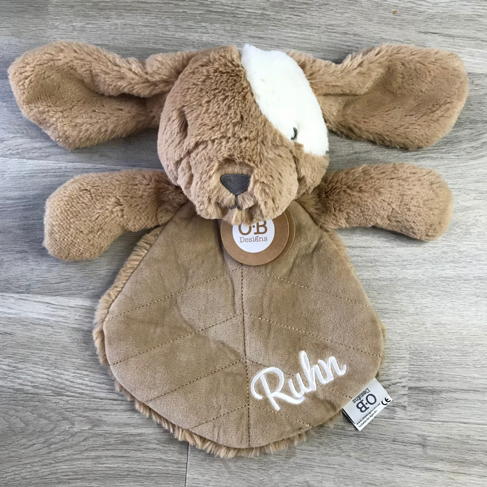 Personalised Duke Dog Comforter - Taupe