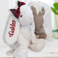 Jamie Kay Snuggle Bunnies - Penelope Christmas Bunny - 40cm (AVAILABLE 1 NOV 24)