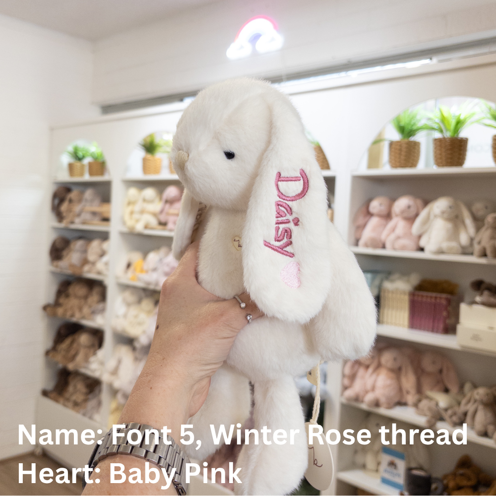 Personalised Bunny & Blanket Gift Hamper - Marshmallow Rosewater