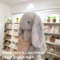 Personalised Snuggle Bunnies - Beige 30cm