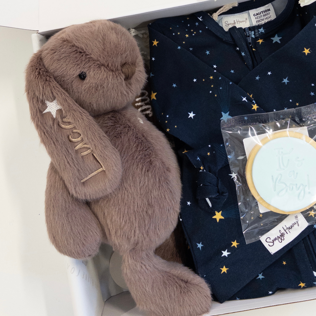 Personalised Welcome Baby Snuggle Box - Spice