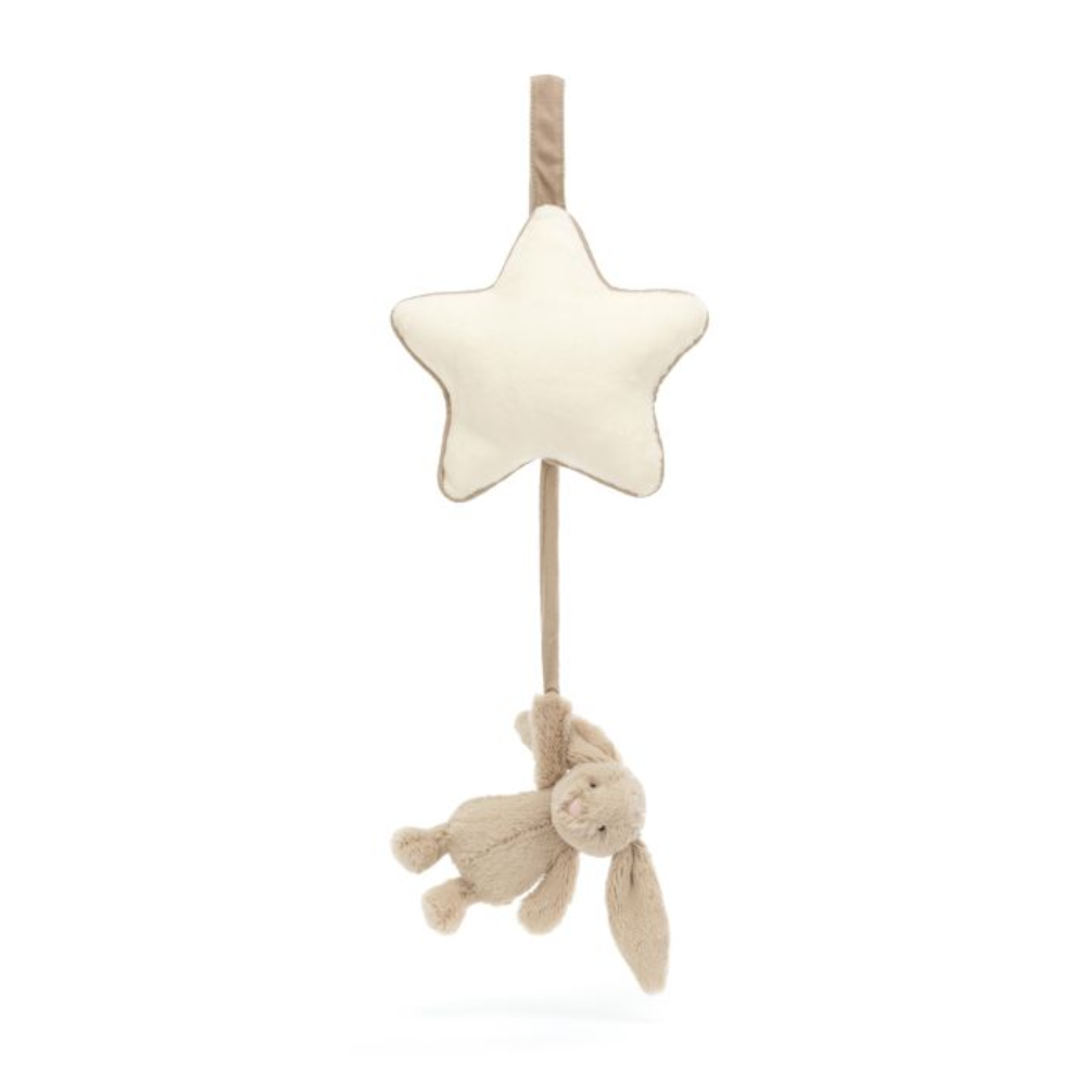 Jellycat Bashful Bunny Musical Pull - Beige