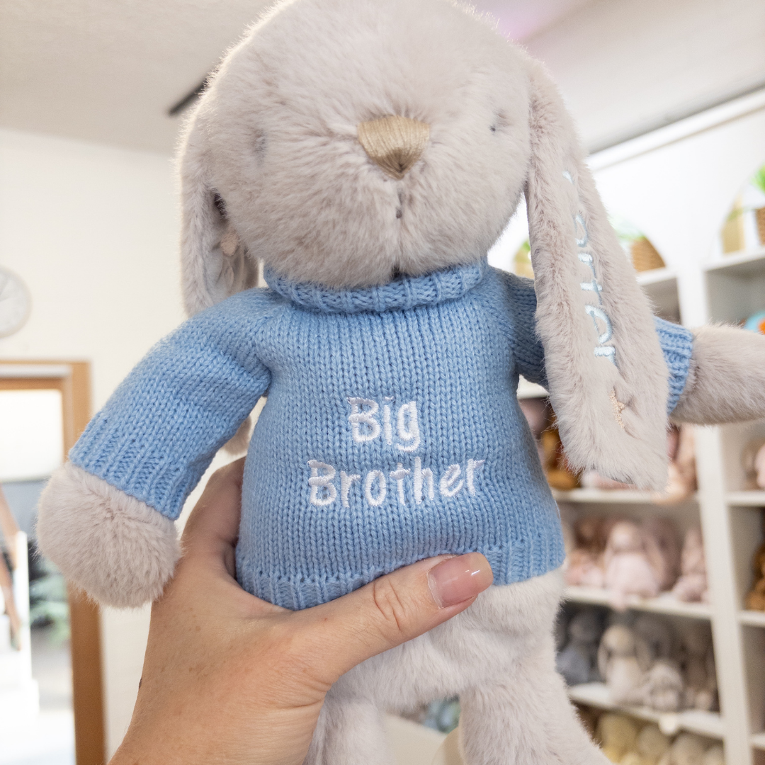 Big Brother Bunny & Jumper -  Beige OS 30cm