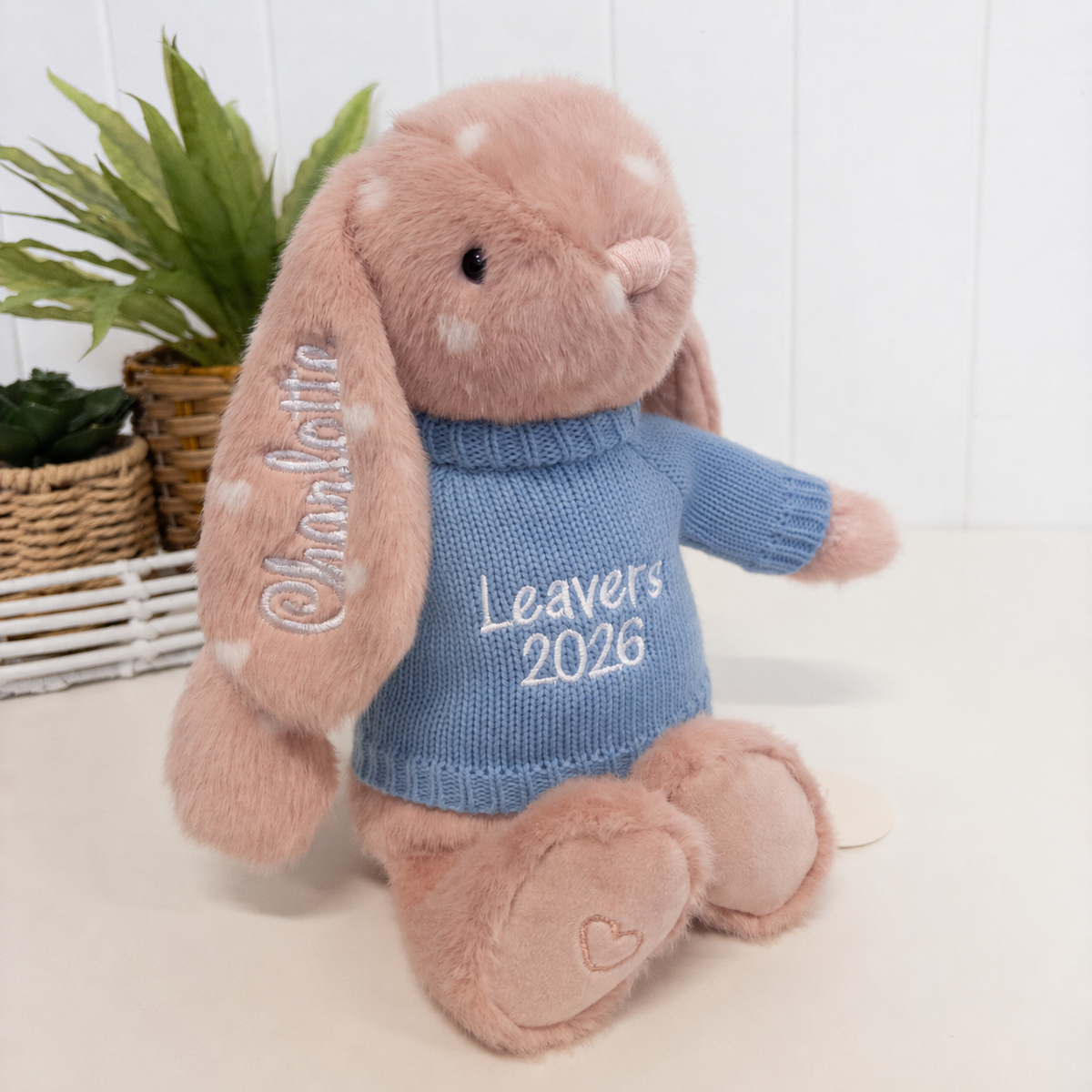 Personalised Graduation Bunny & Jumper - Little Love