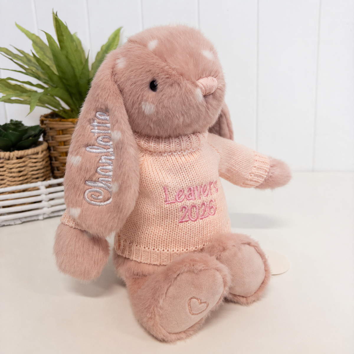 Personalised Graduation Bunny & Jumper - Little Love