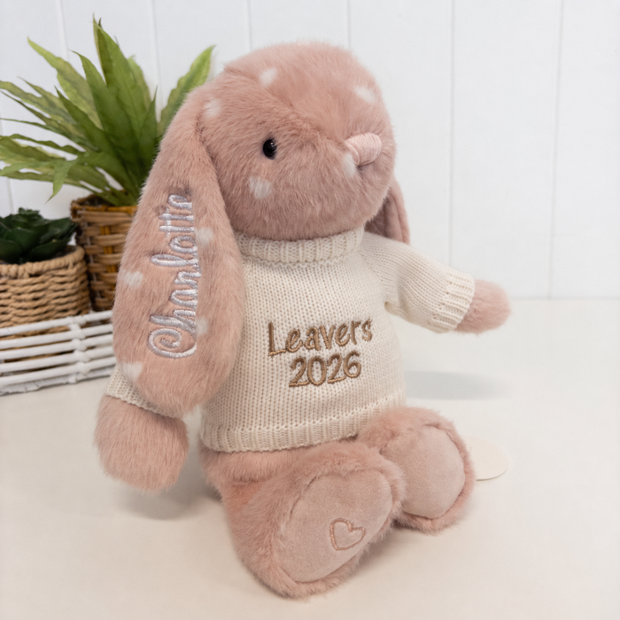 Personalised Graduation Bunny & Jumper - Little Love