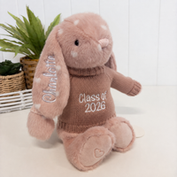 Personalised Graduation Bunny & Jumper - Little Love
