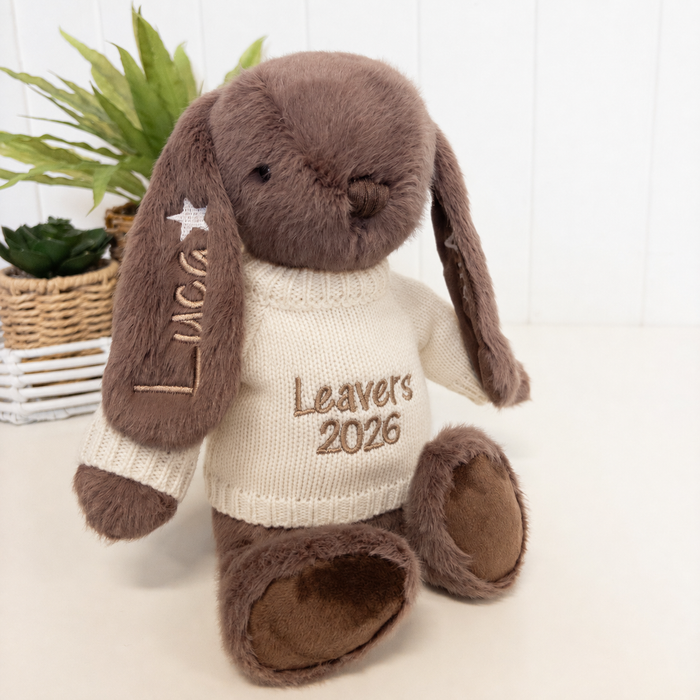 Personalised Graduation Bunny & Jumper - Spice