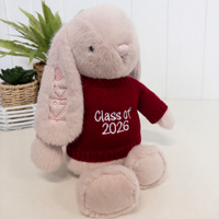 Personalised Graduation Bunny & Jumper - Blossom