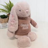 Personalised Graduation Bunny & Jumper - Blossom