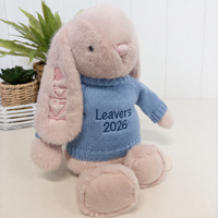 Personalised Graduation Bunny & Jumper - Blossom