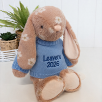 Personalised Graduation Bunny & Jumper - Rosie