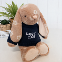 Personalised Graduation Bunny & Jumper - Rosie
