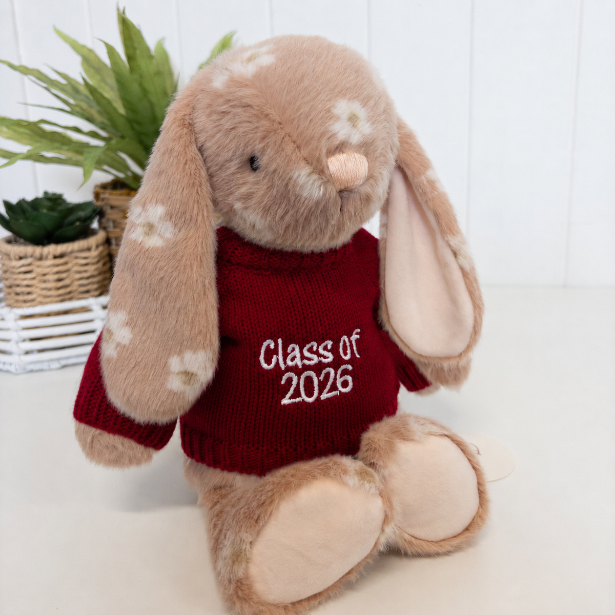 Personalised Graduation Bunny & Jumper - Rosie