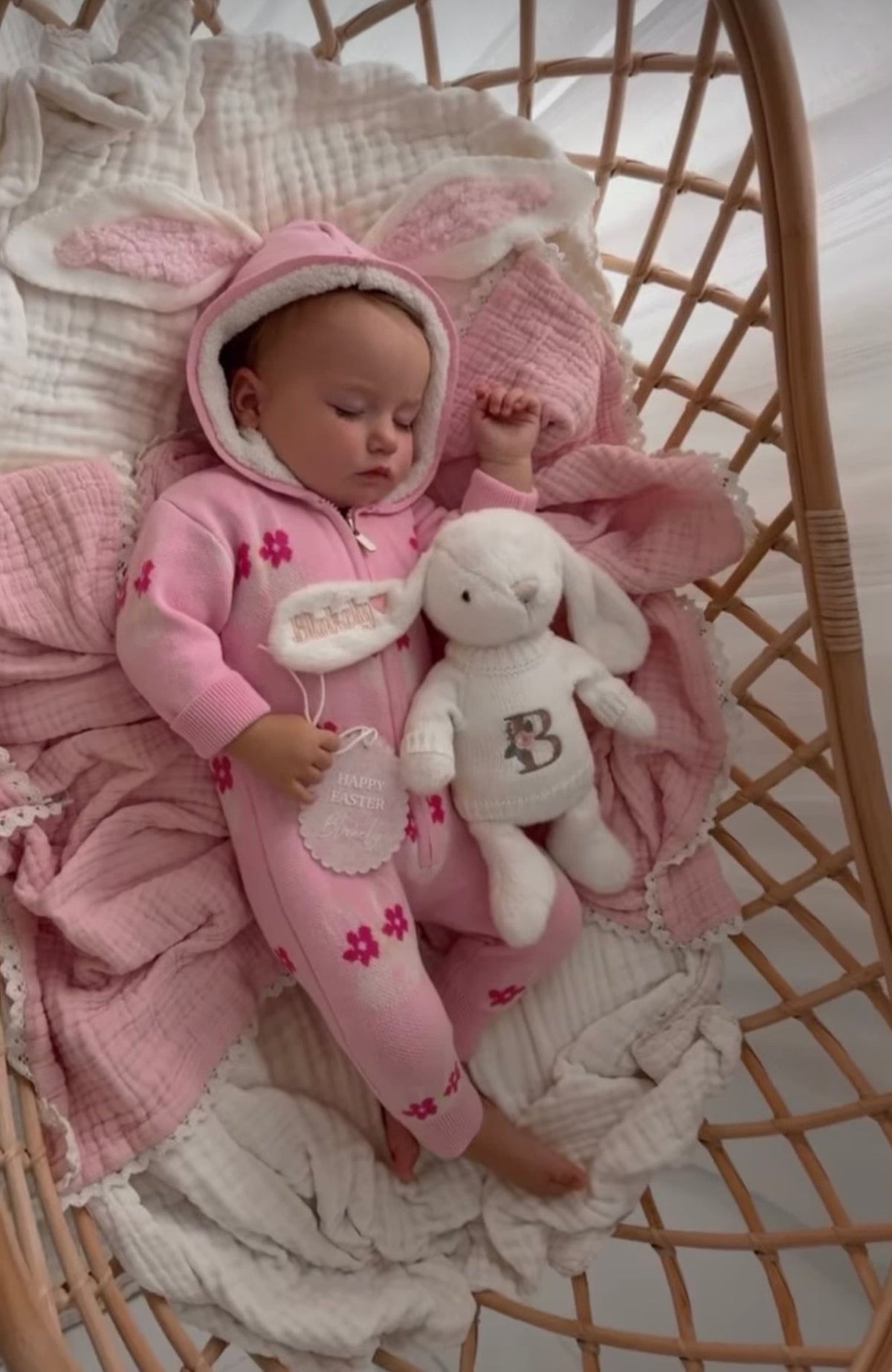 Personalised Snuggle Bunnies - Marshmallow 30cm