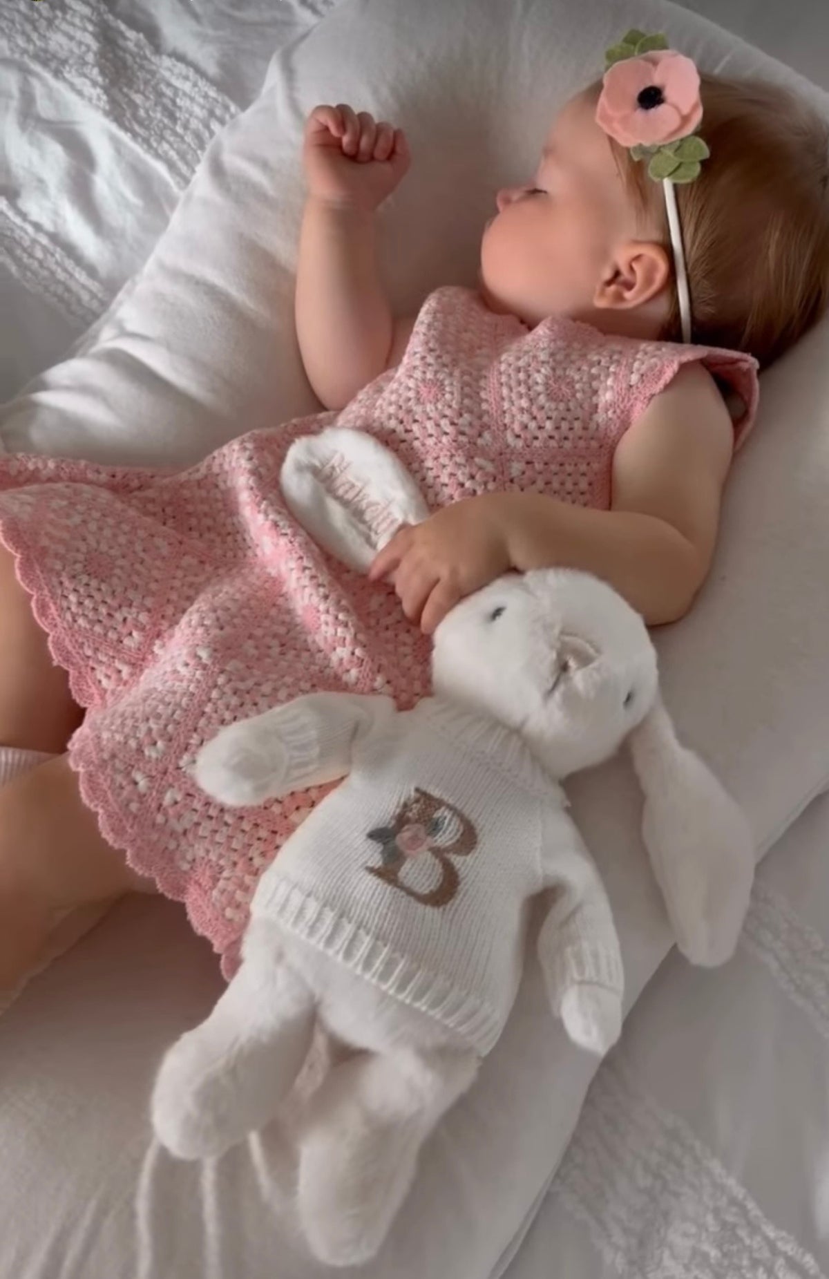 Personalised Snuggle Bunnies - Marshmallow 30cm