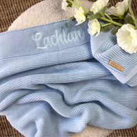 Personalized cotton baby blankets hotsell