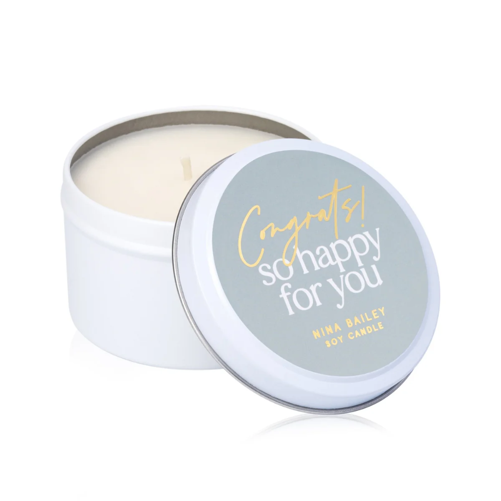 Nina Bailey | Congrats- So Happy For You Soy Candle - Golden Amber