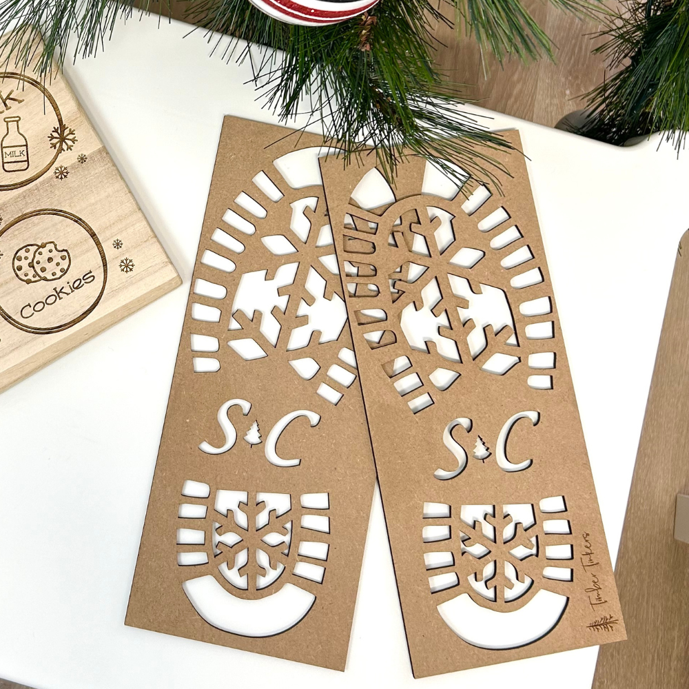 Santa Claus Boot Stencil (AVAILABLE 1 NOV 24)