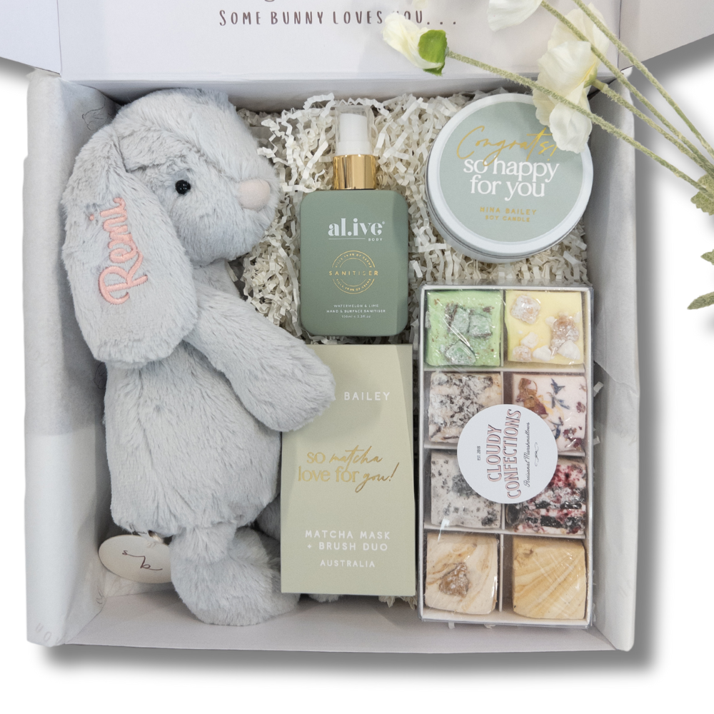 Mum & Bub Newborn Gift Set - Moonbeam Snuggle Bunny