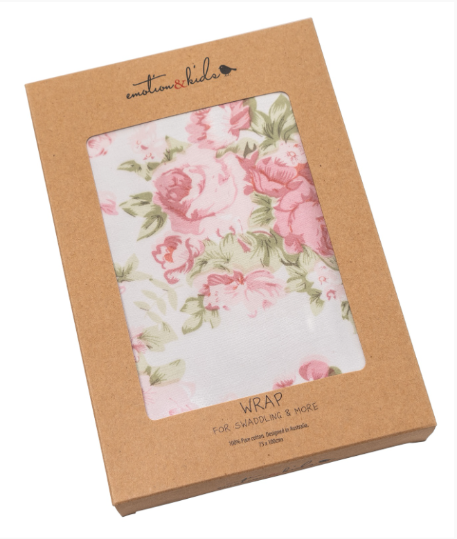 CLEARANCE - Peony Rose Jersey Wrap