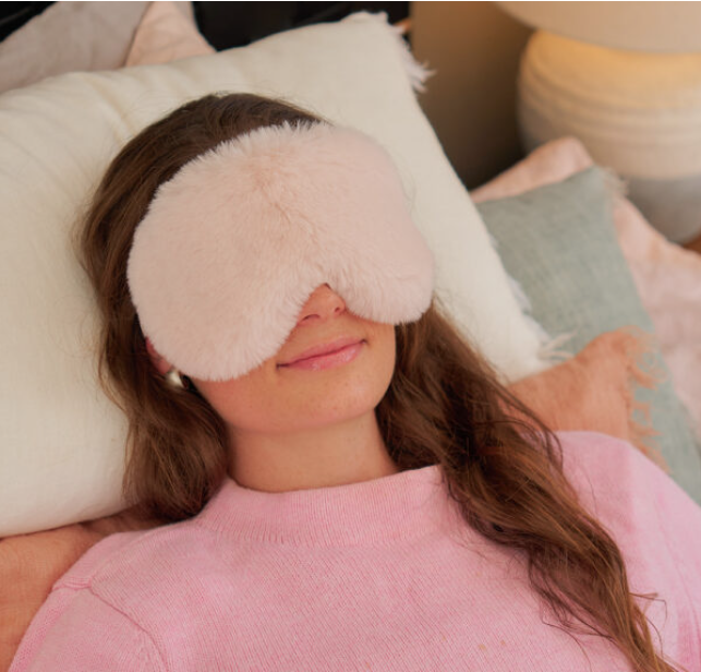 Cozy Luxe Eye Mask -  Pink Petal