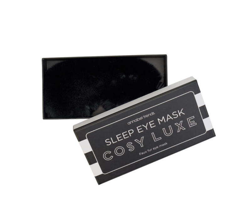 Cozy Luxe Eye Mask -  Black