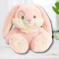 Personalised Patchfoot Bunny - Pink 30cm