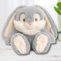 Personalised Patchfoot Bunny - Grey 30cm