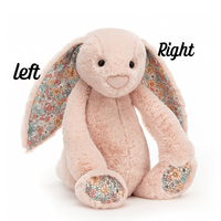 Personalised Jellycat Bunny - Blush Blossom (LARGE)