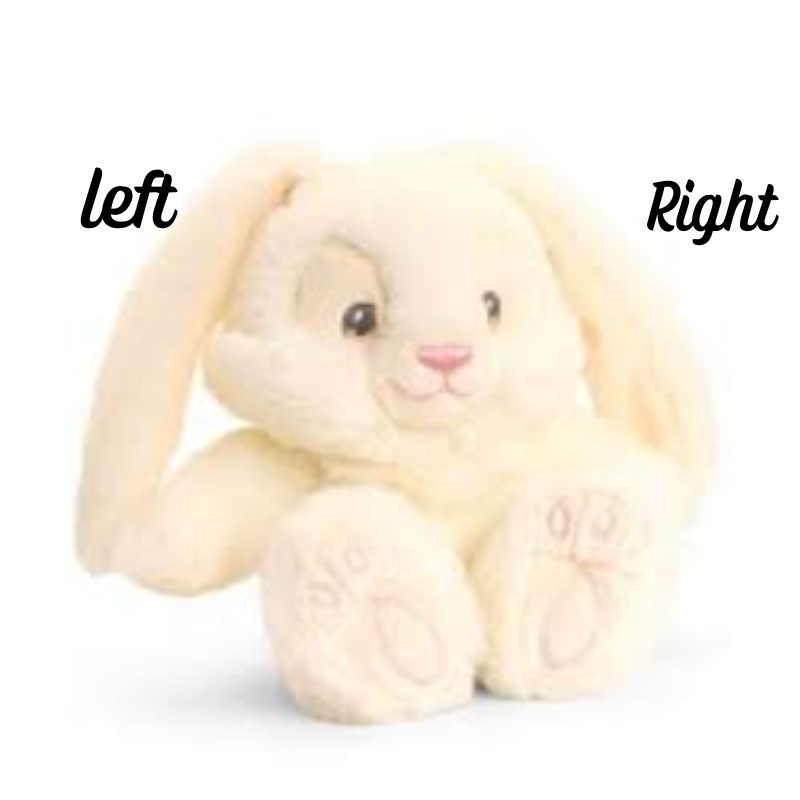 Personalised Patchfoot Bunny - Cream 30cm