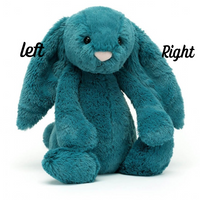 Personalised Jellycat Bunny Medium - Mineral Blue