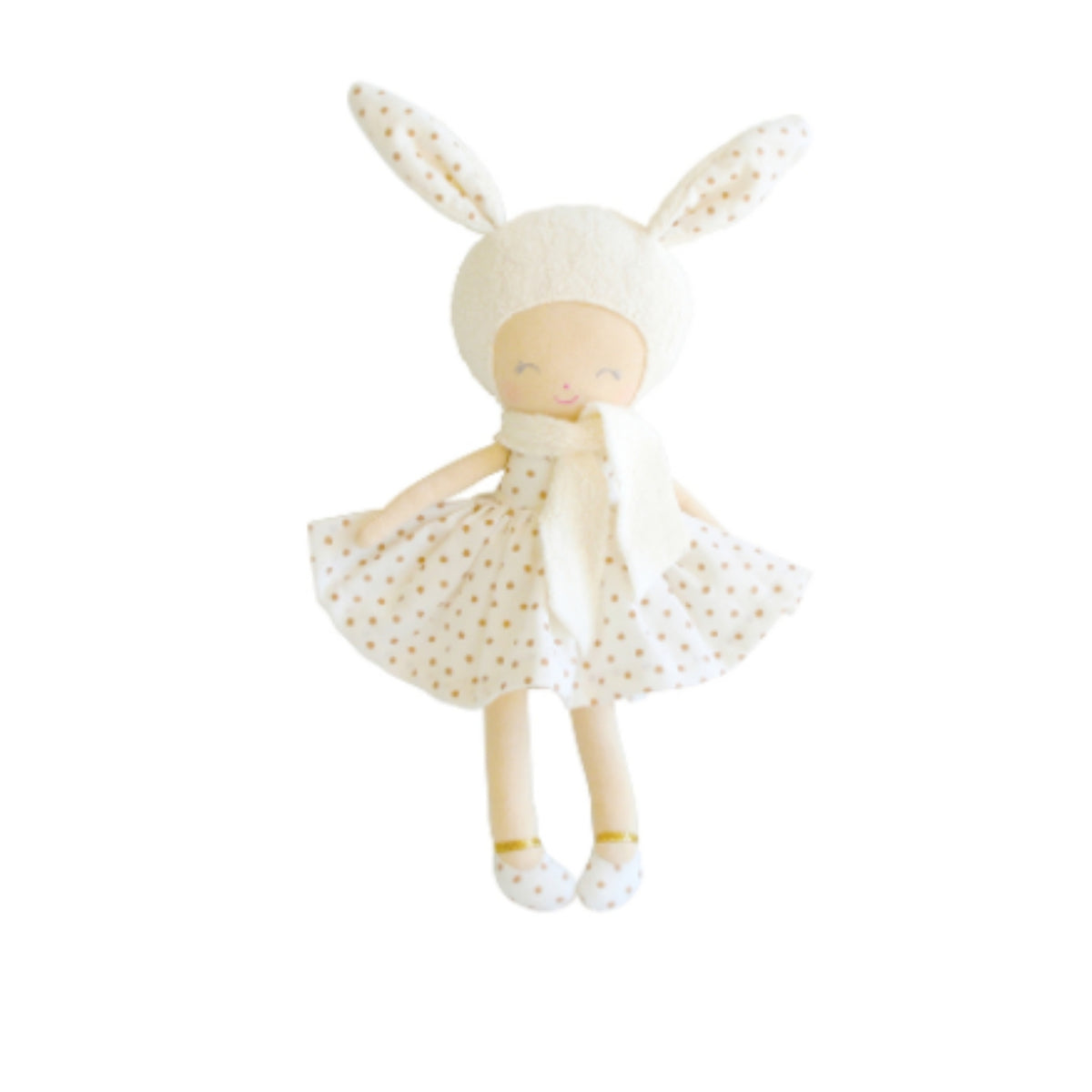 Personalised Alimrose Belle Bunny - Gold Spot