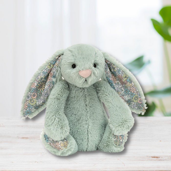 Personalised Jellycat Bunny SMALL - Sage Blossom