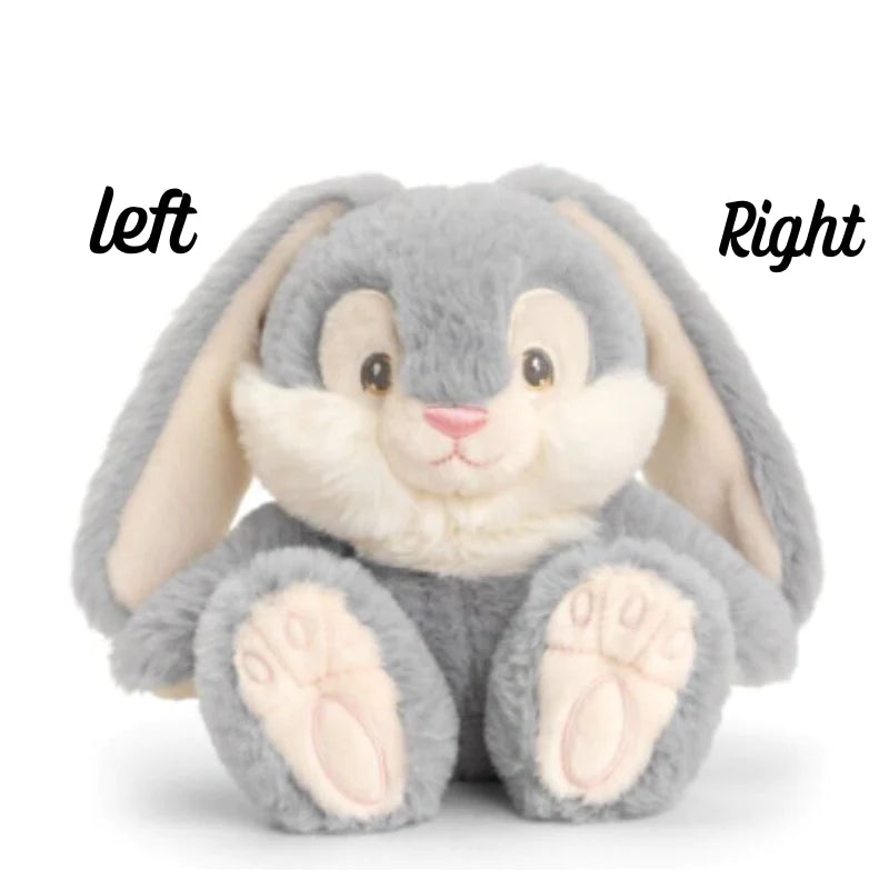 Personalised Patchfoot Bunny - Grey 30cm