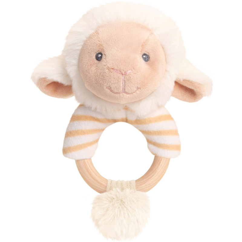 Keeleco Ring Rattle -Lullaby Lamb