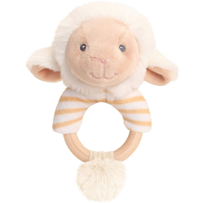 Keeleco Ring Rattle -Lullaby Lamb