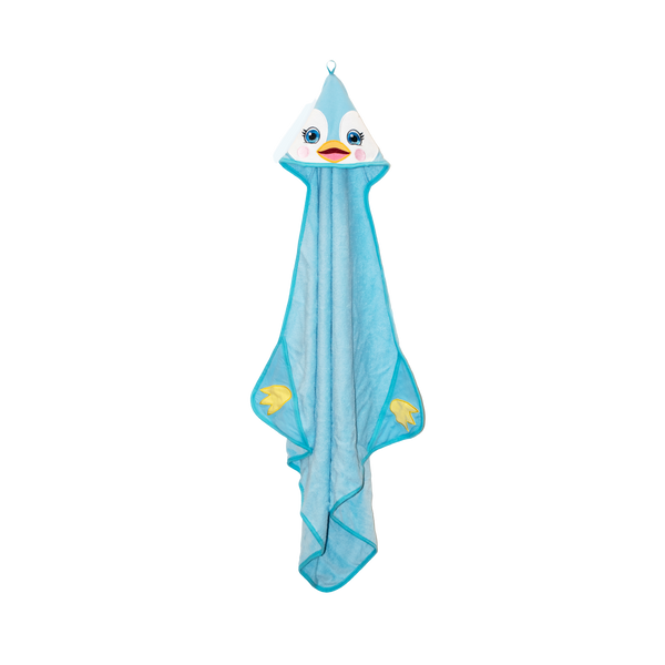 Personalised Penguin Hooded Towel