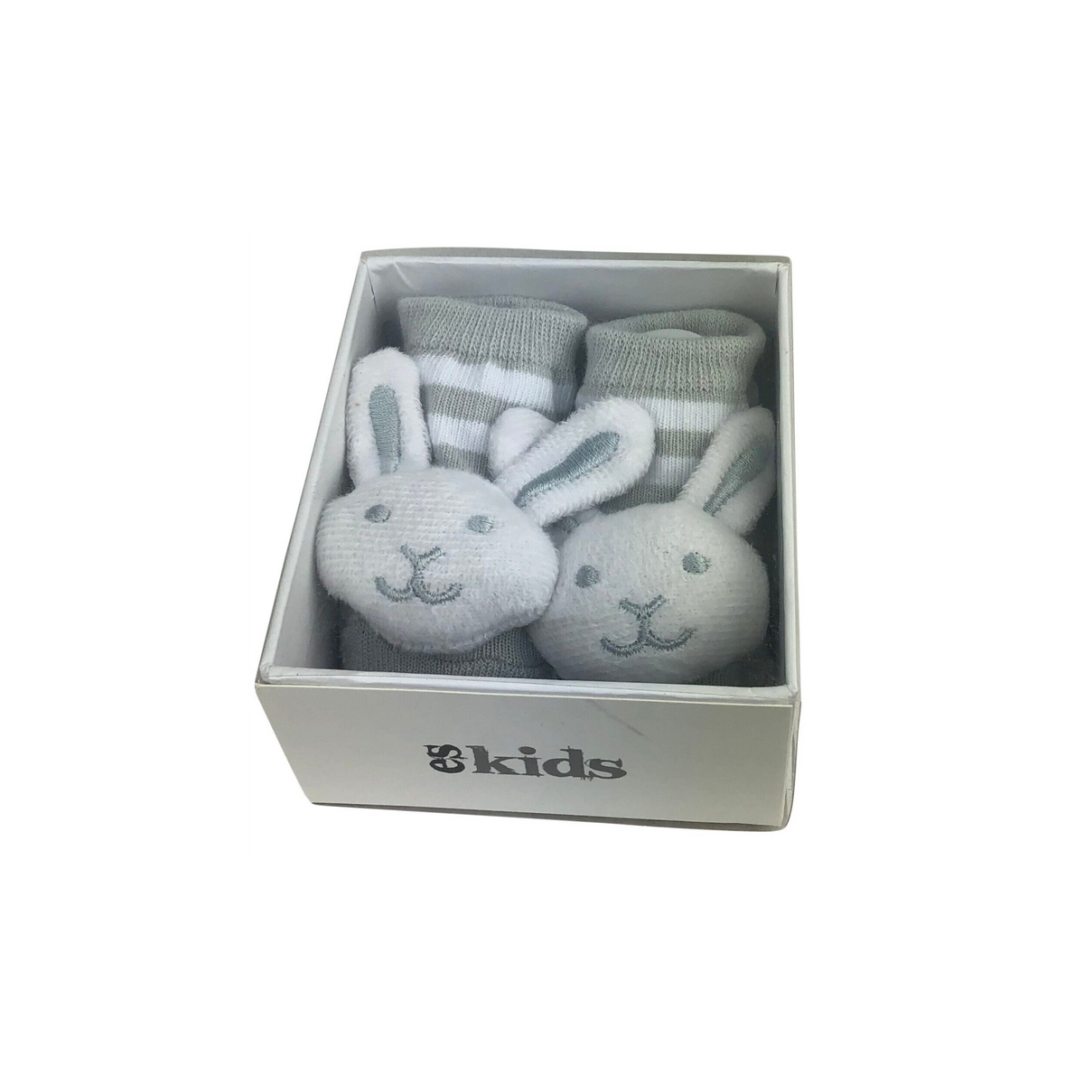 ES Kids |  Rattle Socks - Grey Bunny