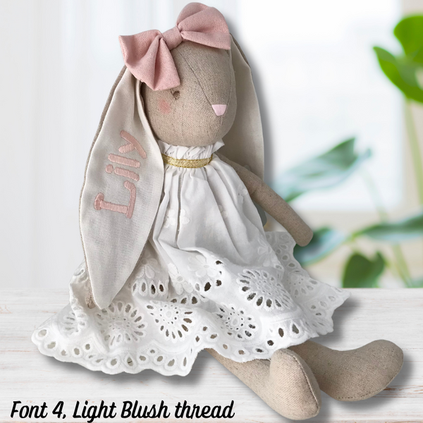 Personalised Alimrose Mummy Broderie Bunny