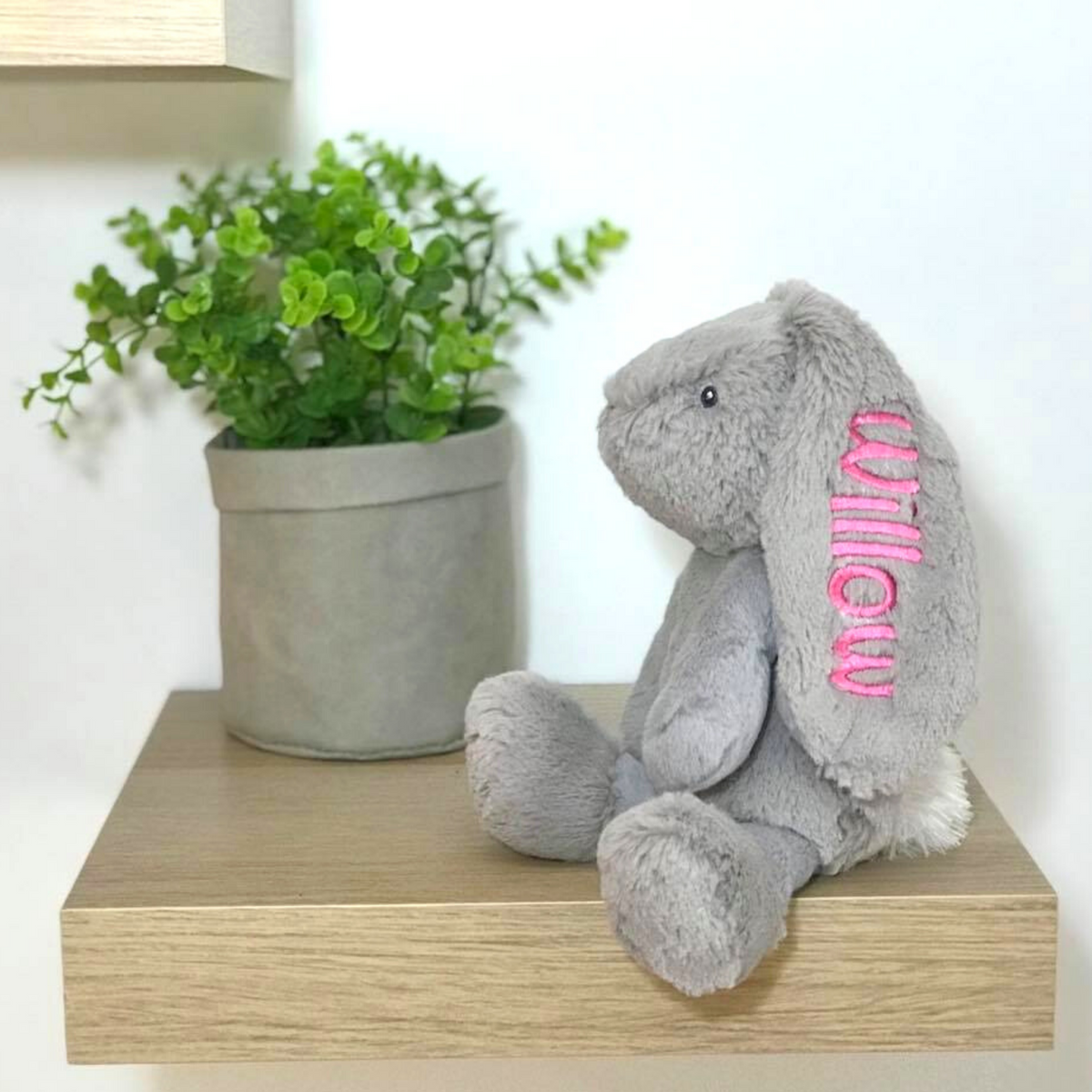 Korimco Frankie Bunny Grey 25cm Bunny Co Australia