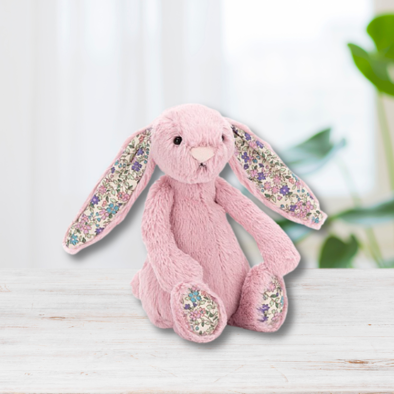 Personalised Jellycat Bunny - Tulip Blossom SMALL