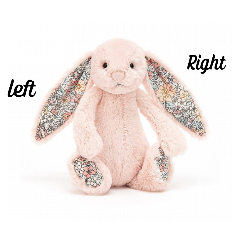 Personalised Jellycat Bunny SMALL - Blush Blossom