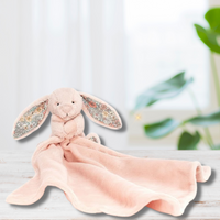Personalised Jellycat Bunny Soother - Blush Blossom