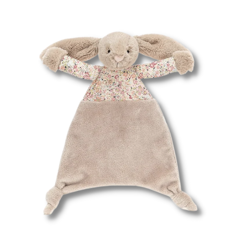 Personalised Jellycat Beige Blossom Bunny Comforter | Bunny & Co